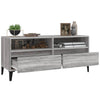 TV-taso harmaa Sonoma 100x34,5x44,5 cm tekninen puu