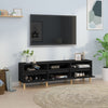 TV-taso musta 150x30x44,5 cm tekninen puu