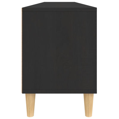 TV-taso musta 150x30x44,5 cm tekninen puu