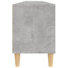 TV-taso betoninharmaa 150x30x44,5 cm tekninen puu