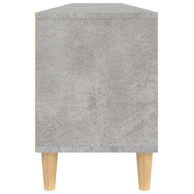 TV-taso betoninharmaa 150x30x44,5 cm tekninen puu
