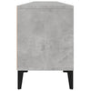 TV-taso betoninharmaa 150x30x44,5 cm tekninen puu