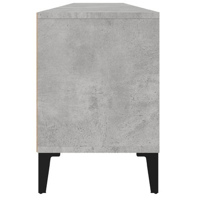 TV-taso betoninharmaa 150x30x44,5 cm tekninen puu
