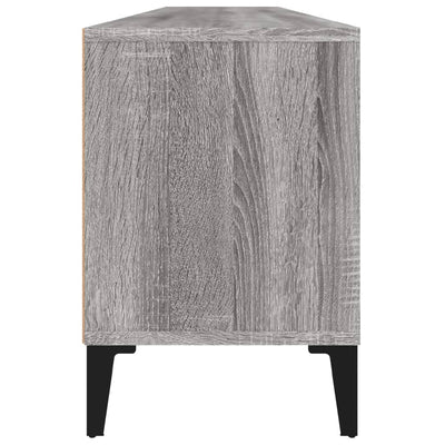 TV-taso harmaa Sonoma 150x30x44,5 cm tekninen puu