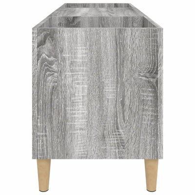 LP-levyjen säilytyskaappi harmaa Sonoma 121x38x48 cm puu