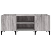 LP-levyjen säilytyskaappi harmaa Sonoma 121x38x48 cm puu