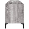 LP-levyjen säilytyskaappi harmaa Sonoma 121x38x48 cm puu