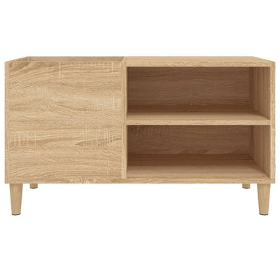 LP-levyjen säilytyskaappi Sonoma-tammi 84,5x38x48 cm puu