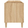 LP-levyjen säilytyskaappi Sonoma-tammi 84,5x38x48 cm puu