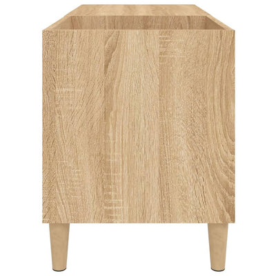 LP-levyjen säilytyskaappi Sonoma-tammi 84,5x38x48 cm puu