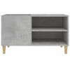 LP-levyjen säilytyskaappi betoninharmaa 84,5x38x48 cm puu