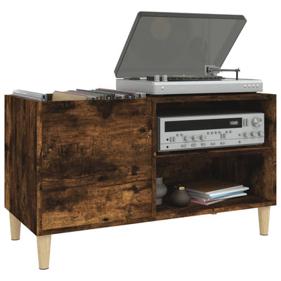 Savutammi lp-levyjen säilytyskaappi Antonina 84,5x38x48cm (puinen)