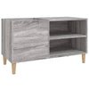 LP-levyjen säilytyskaappi harmaa Sonoma 84,5x38x48 cm puu