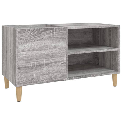LP-levyjen säilytyskaappi harmaa Sonoma 84,5x38x48 cm puu
