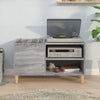 LP-levyjen säilytyskaappi harmaa Sonoma 84,5x38x48 cm puu