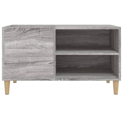 LP-levyjen säilytyskaappi harmaa Sonoma 84,5x38x48 cm puu