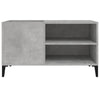 LP-levyjen säilytyskaappi betoninharmaa 84,5x38x48 cm puu
