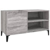 LP-levyjen säilytyskaappi harmaa Sonoma 84,5x38x48 cm puu