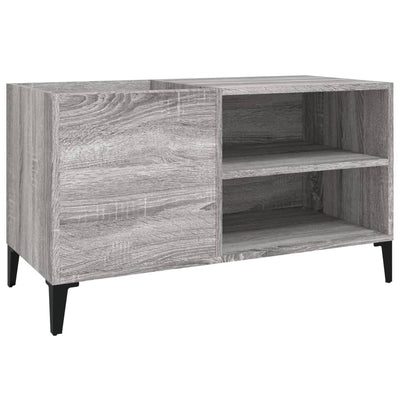 LP-levyjen säilytyskaappi harmaa Sonoma 84,5x38x48 cm puu
