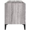 LP-levyjen säilytyskaappi harmaa Sonoma 84,5x38x48 cm puu