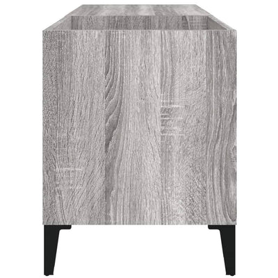 LP-levyjen säilytyskaappi harmaa Sonoma 84,5x38x48 cm puu