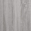 LP-levyjen säilytyskaappi harmaa Sonoma 84,5x38x48 cm puu