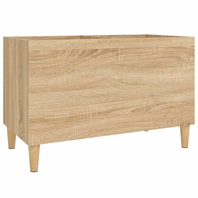 LP-levyjen säilytyskaappi Sonoma-tammi 74,5x38x48 cm puu