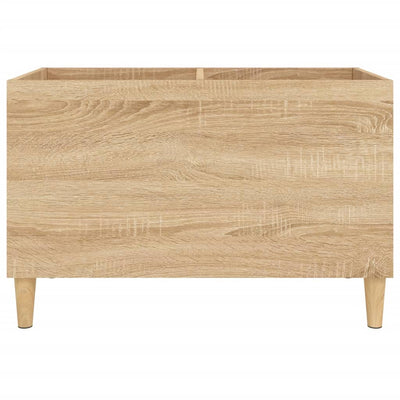 LP-levyjen säilytyskaappi Sonoma-tammi 74,5x38x48 cm puu