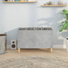 LP-levyjen säilytyskaappi betoninharmaa 74,5x38x48 cm puu