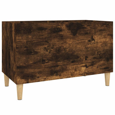 LP-levyjen säilytyskaappi savutammi 74,5x38x48 cm tekninen puu