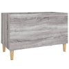 LP-levyjen säilytyskaappi harmaa Sonoma 74,5x38x48 cm puu