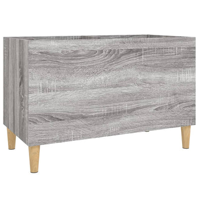LP-levyjen säilytyskaappi harmaa Sonoma 74,5x38x48 cm puu