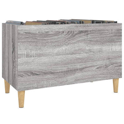 LP-levyjen säilytyskaappi harmaa Sonoma 74,5x38x48 cm puu