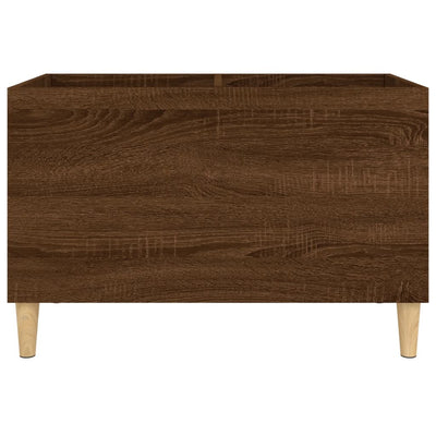 LP-levyjen säilytyskaappi ruskea tammi 74,5x38x48 cm puu