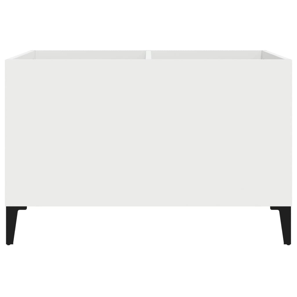 Valkoinen lp-levyjen säilytyskaappi Terezia 74,5x38x48cm (puinen)
