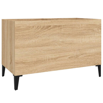 LP-levyjen säilytyskaappi Sonoma-tammi 74,5x38x48 cm puu
