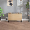 LP-levyjen säilytyskaappi Sonoma-tammi 74,5x38x48 cm puu