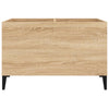 LP-levyjen säilytyskaappi Sonoma-tammi 74,5x38x48 cm puu