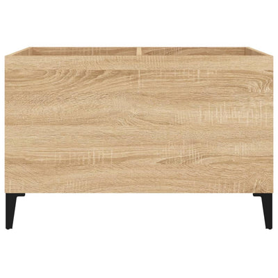 LP-levyjen säilytyskaappi Sonoma-tammi 74,5x38x48 cm puu