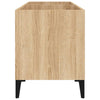 LP-levyjen säilytyskaappi Sonoma-tammi 74,5x38x48 cm puu
