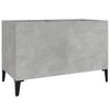 LP-levyjen säilytyskaappi betoninharmaa 74,5x38x48 cm puu