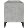 LP-levyjen säilytyskaappi betoninharmaa 74,5x38x48 cm puu