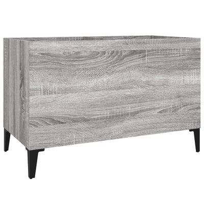 LP-levyjen säilytyskaappi harmaa Sonoma 74,5x38x48 cm puu