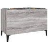 LP-levyjen säilytyskaappi harmaa Sonoma 74,5x38x48 cm puu