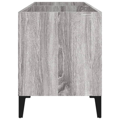 LP-levyjen säilytyskaappi harmaa Sonoma 74,5x38x48 cm puu