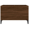 LP-levyjen säilytyskaappi ruskea tammi 74,5x38x48 cm puu