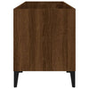 LP-levyjen säilytyskaappi ruskea tammi 74,5x38x48 cm puu