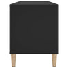 LP-levyjen säilytyskaappi musta 100x38x48 cm tekninen puu