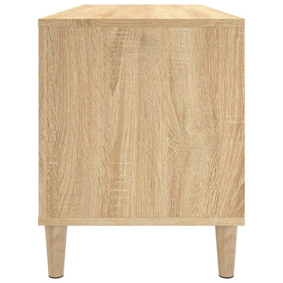 LP-levyjen säilytyskaappi Sonoma-tammi 100x38x48 cm puu