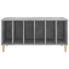 LP-levyjen säilytyskaappi betoninharmaa 100x38x48 cm puu